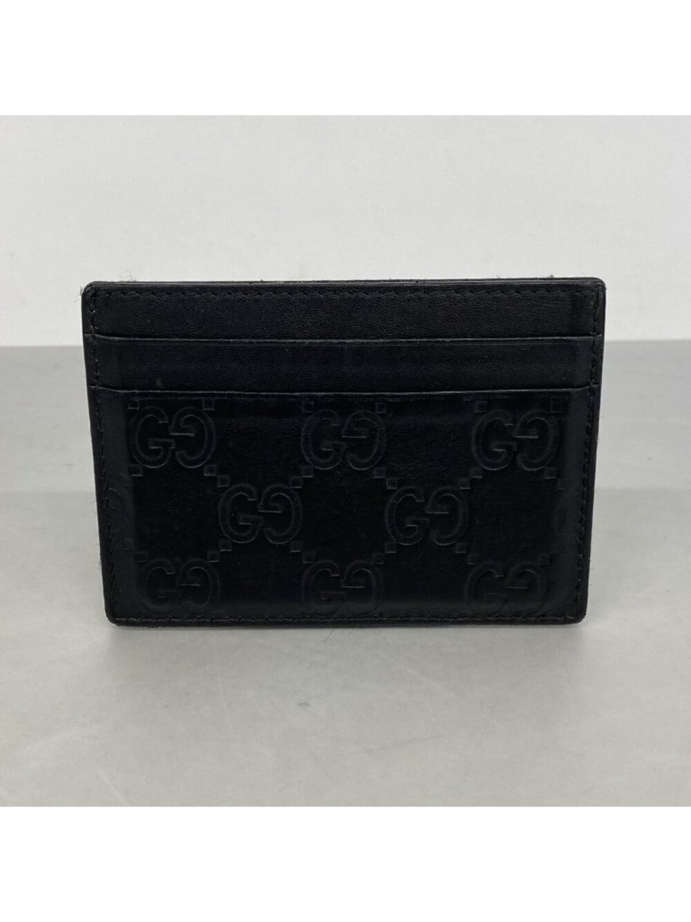 Gucci Card Case Guccissima Leather Black - Picture 8 of 8